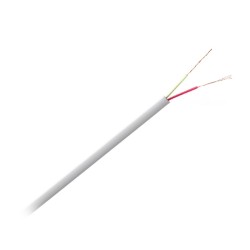 cablu telefonic 2 fire alb
