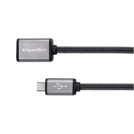 cablu prelungitor usb-micro usb 0.2m kruger&matz
