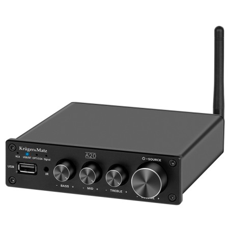 amplificator audio stereo 2x100w a20 kruger&matz