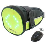 geanta bicicleta cu semnalizare led spacer