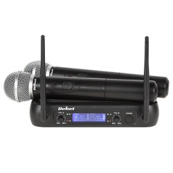 set doua microfoane vhf rebel