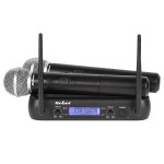 set doua microfoane vhf rebel