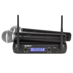 set doua microfoane vhf rebel