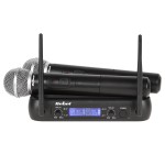 set doua microfoane vhf rebel