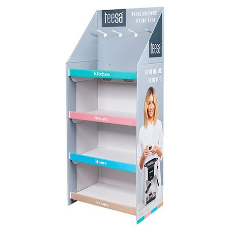 display stand carton teesa