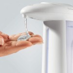 Dozator de Săpun Automat, Fără Contact - Cu Senzor, Alimentare prin Baterii AAA, Ideal pentru Acasă și Birou, Capacitate 330 ml dozator automat sapun platinet