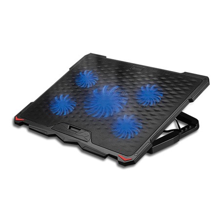cooling pad laptop 5 fans 2 usb platinet