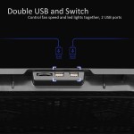 cooling pad laptop 5 fans 2 usb platinet