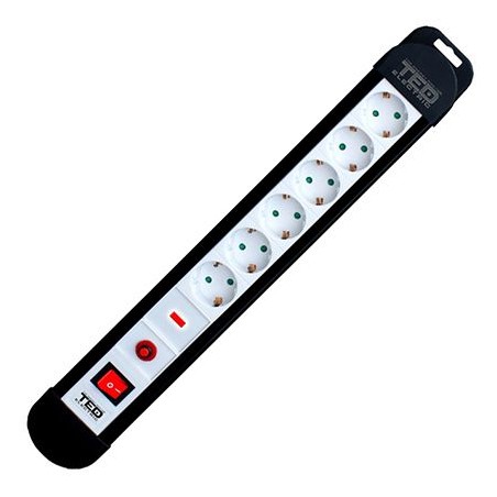 prelungitor protectie 3x1.5mm2 6 prize 1.5m