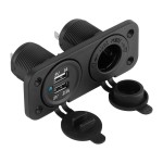 mufa montaj auto incarcare 2xusb 3.1a+bricheta mufa montaj auto incarcare 2xusb 3.1a+bricheta