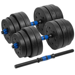 haltere reglabile cu conector 2 x 20 kg rebel active