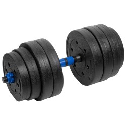 haltere reglabile cu conector 2 x 20 kg rebel active
