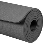 saltea 183x61 cm grosime 0.6 cm negru rebel active