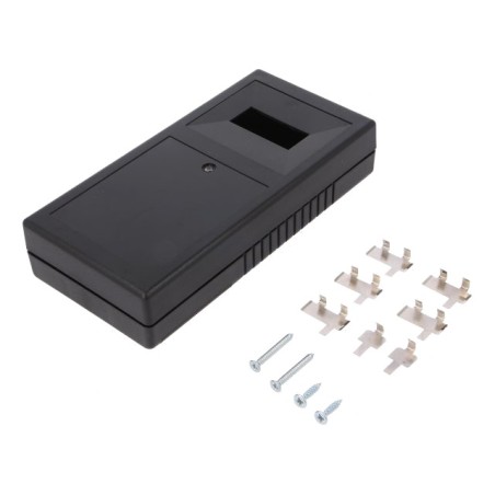 Cutii - Carcase, Carcasă: universală X: 93mm Y: 190mm Z: 41mm ABS neagră -1, dioda.ro
