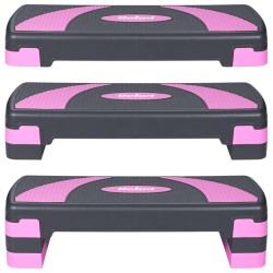 stepper aerobic 3 nivele gri violet rebel active