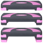 stepper aerobic 3 nivele gri violet rebel active