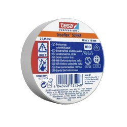 banda izolatoare tesaflex 20m alb 10 buc