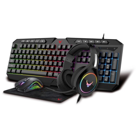 set gaming 4in1 rgb rainbow varr