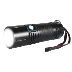 lanterna cu acumulator 10w 1400lm, include 3 x 18650, ym-120 ted