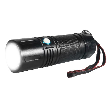 lanterna cu acumulator 10w 1400lm, include 3 x 18650, ym-120 ted