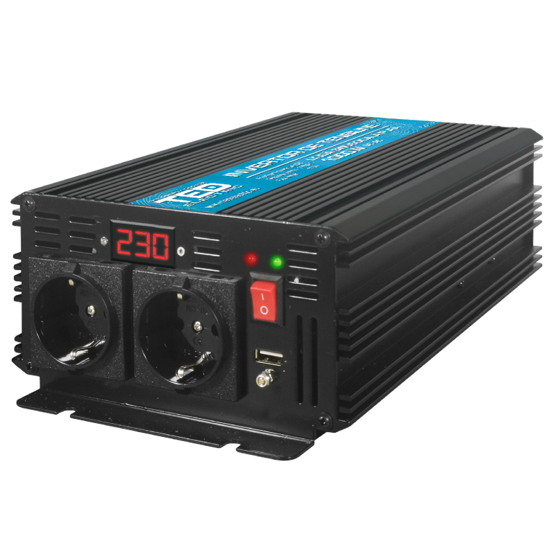 invertor auto 12v 220v, putere convertor 1500w cu unda sinusoidala pura, ted electric ted000385 invertor auto 12v 220v, putere convertor 1500w cu unda sinusoidala pura, ted electric ted000385