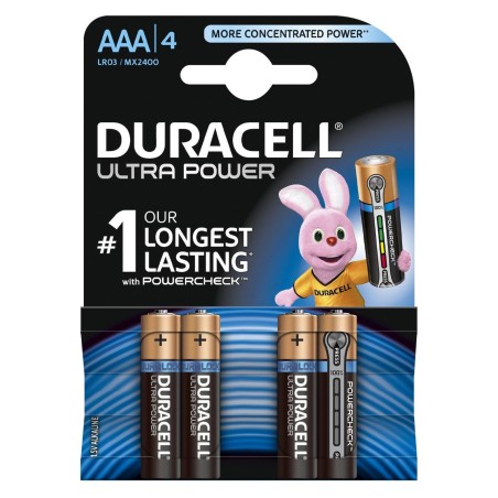 baterii alcaline aaa lr3 1.5v duracell optimum cutie 4