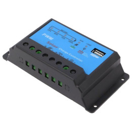Controlere Panouri Solare, Regulator de încărcare solară PWM SOL-10 A -5, dioda.ro