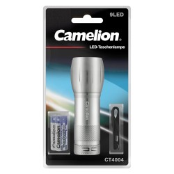 lanterna cu 9 led-uri, include 3 x aaa r3, camelion