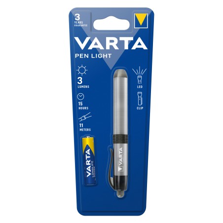 lanterna cu led pen light, include 1 x aaa r3, 16611 varta