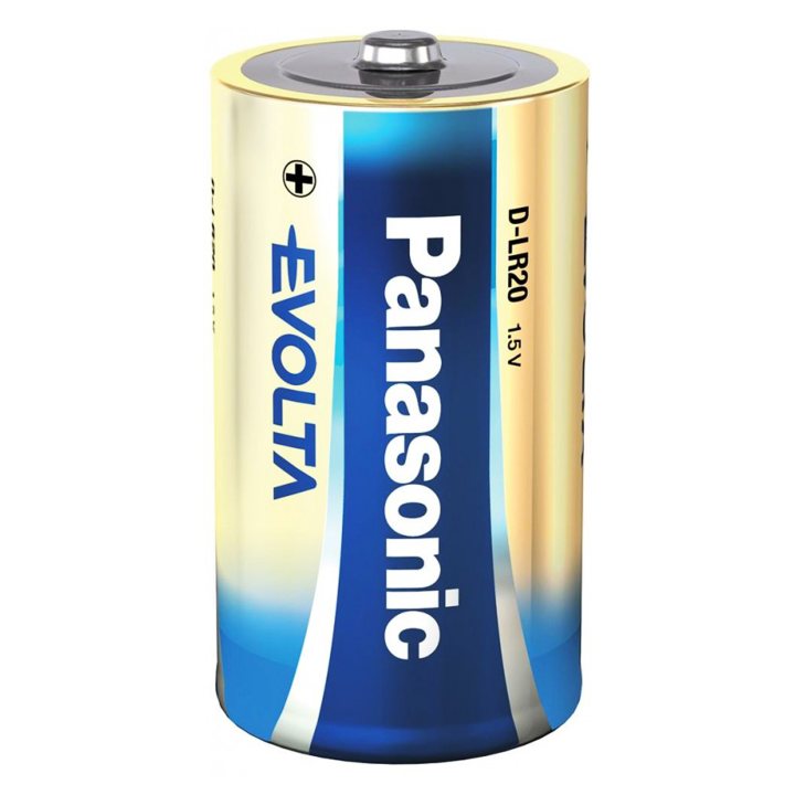 baterii alcaline d r20 1.5v panasonic evolta blister 2