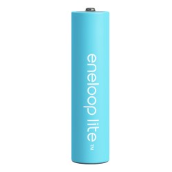 eneloop acumulatori ni-mh 1.2v aaa r3 550mah preincarcati lite bk-4lcce/2be eco plastic free blister 2