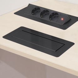 distribuitor negru, basculant, pentru birou