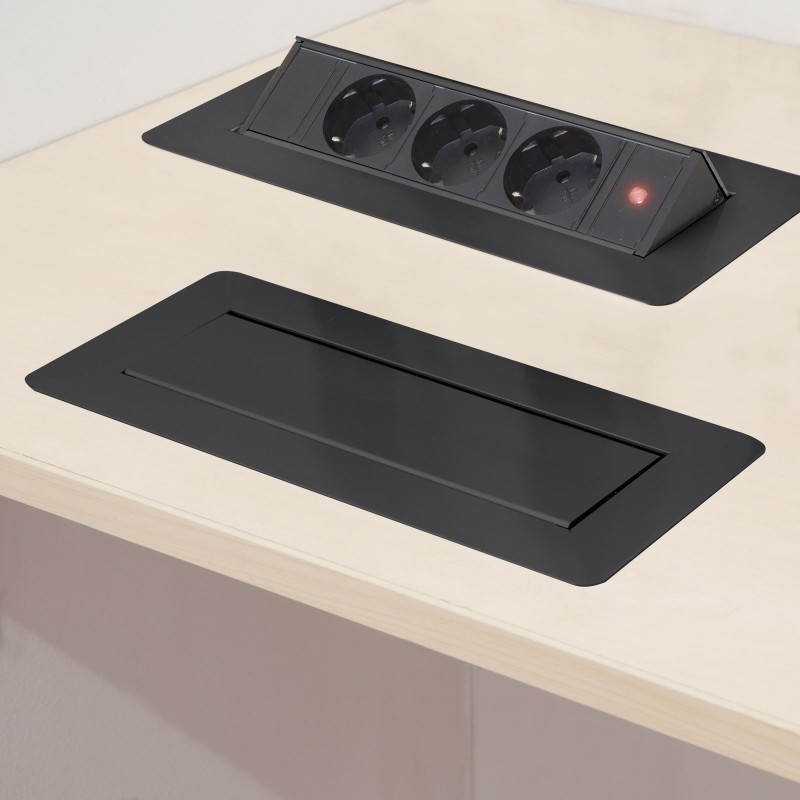 distribuitor negru, basculant, pentru birou