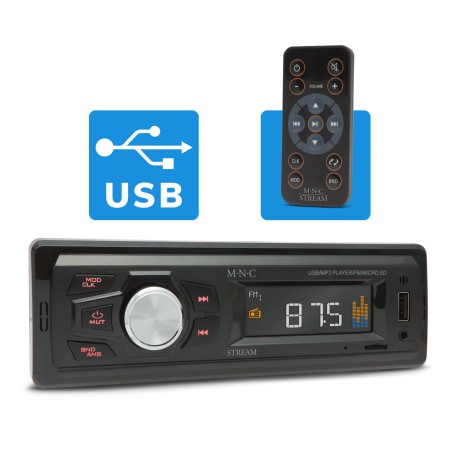 player auto m.n.c "stream" cu telecomanda (aux/usb/sd/mmc)