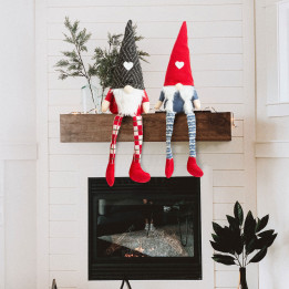 craciun cu picioare de spiridus scandinav - 2 tipuri - 50 cm
