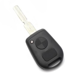 bmw - carcasa cheie cu 2 butoane si lama cu 4 piste (model nou) - carguard