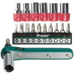 surubelnita cu clichet,17 piese,pro'skit