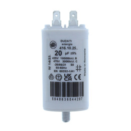 condensator pornire motor 425v 20uf cu pin, ducati energia 416102564