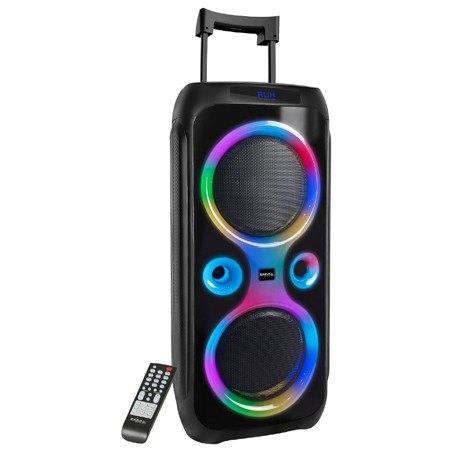 boxa portabila 2x10"/25cm tws cu bt/fm/usb/sd