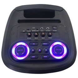 boxa portabila 2x10"/25cm tws cu bt/fm/usb/sd