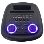 boxa portabila 2x10"/25cm tws cu bt/fm/usb/sd