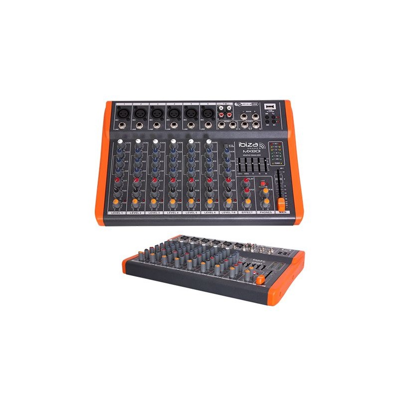 mixer 8 canale cu egalizator, efecte si usb mixer 8 canale cu egalizator, efecte si usb