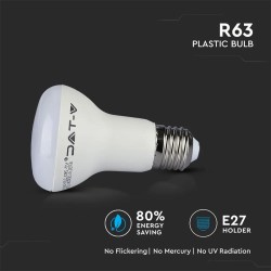 bec led r63 e27 8.5w 4000k alb neutru, cip samsung