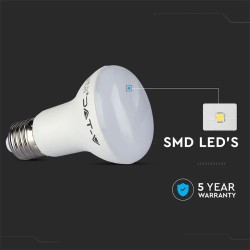 bec led r63 e27 8.5w 4000k alb neutru, cip samsung