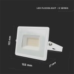 reflector led smd 30w 3000k ip65 - alb