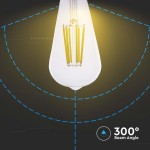 bec led st64 e27 4w cu filament 4000k model edison