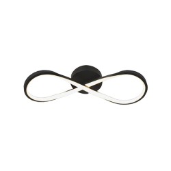 candelabru led 24w 3000k 52.5x18.5cm - negru