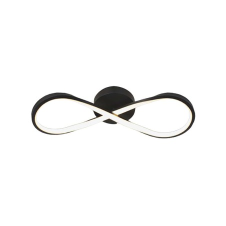 candelabru led 24w 3000k 52.5x18.5cm - negru