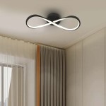 candelabru led 24w 3000k 52.5x18.5cm - negru candelabru led 24w 3000k 52.5x18.5cm - negru