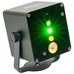 mini laser 160mw + efect led rgb 3w